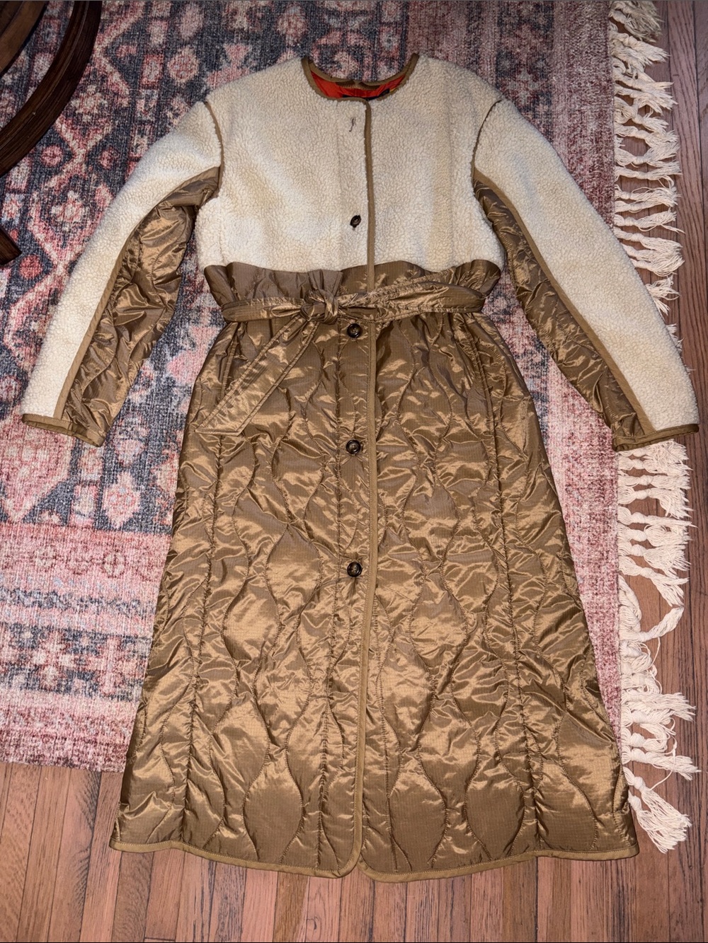 Polo Ralph Lauren Water-Repellent Belted Liner Coat XXS
